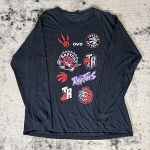 Ovo Drake x Toronto Raptors NBA Multi Logo LS T-Shirt